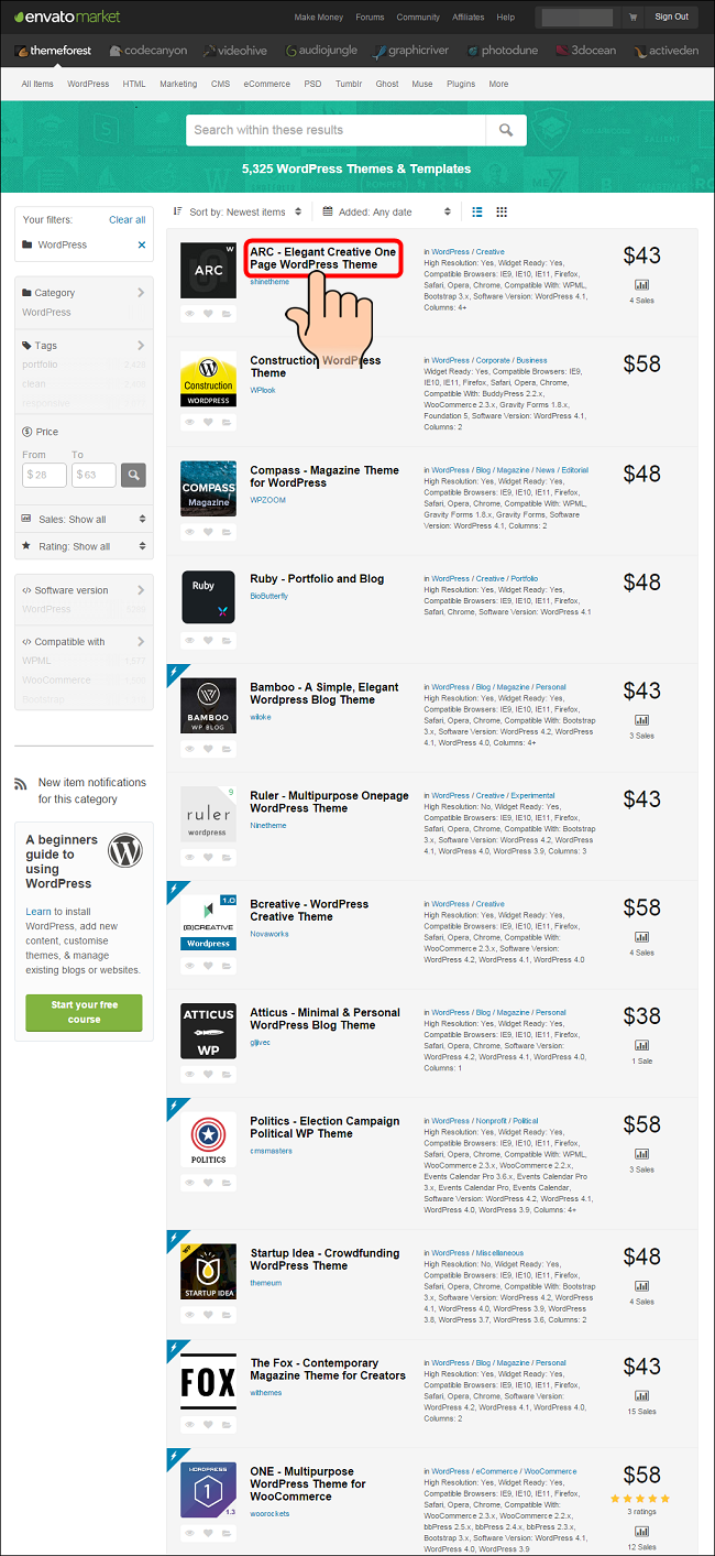 WordPress,onvatomarket,themeforest,ワードプレス,Themes(テーマ),テンプレート,購入方法,買い方